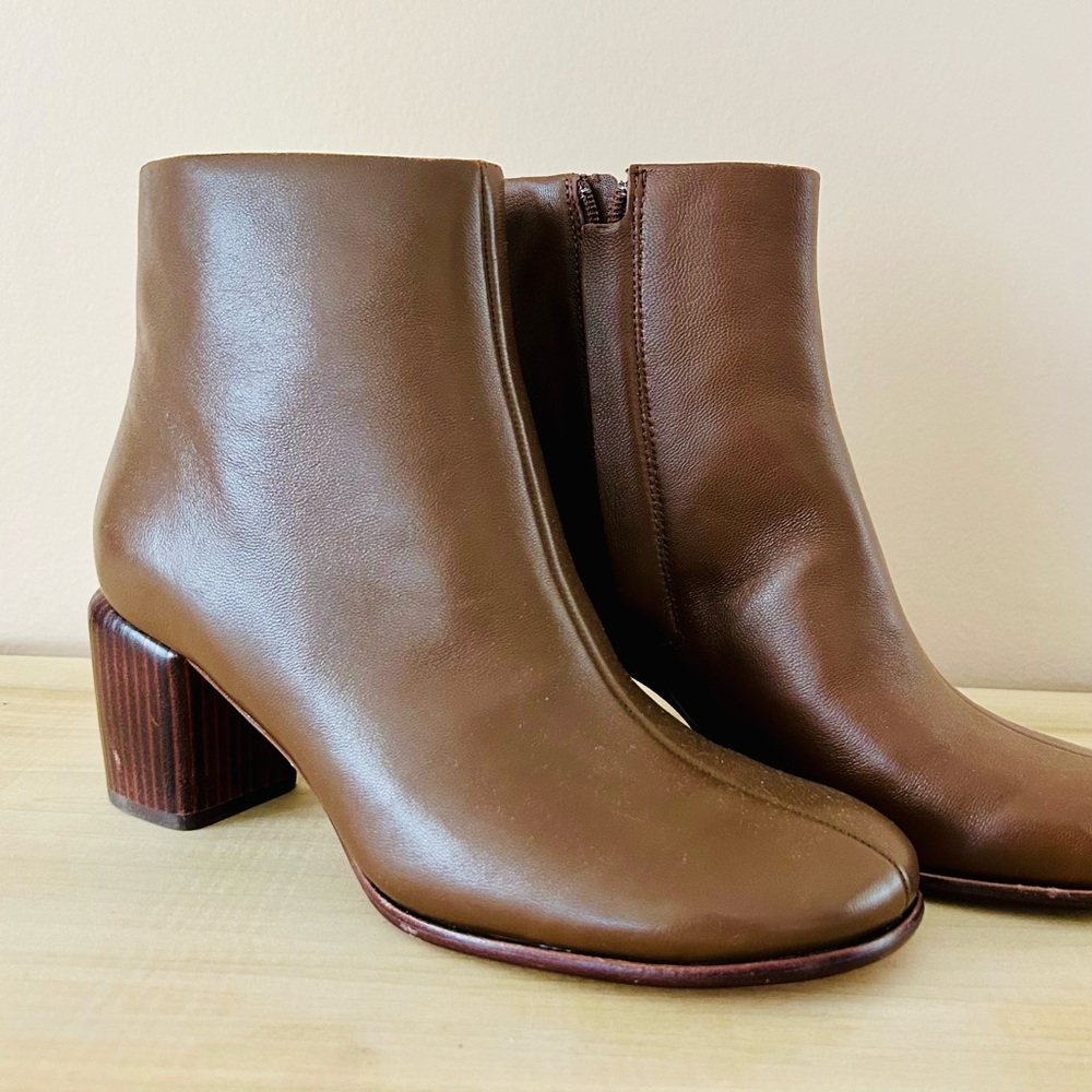 Vince Brown Ankle Boots